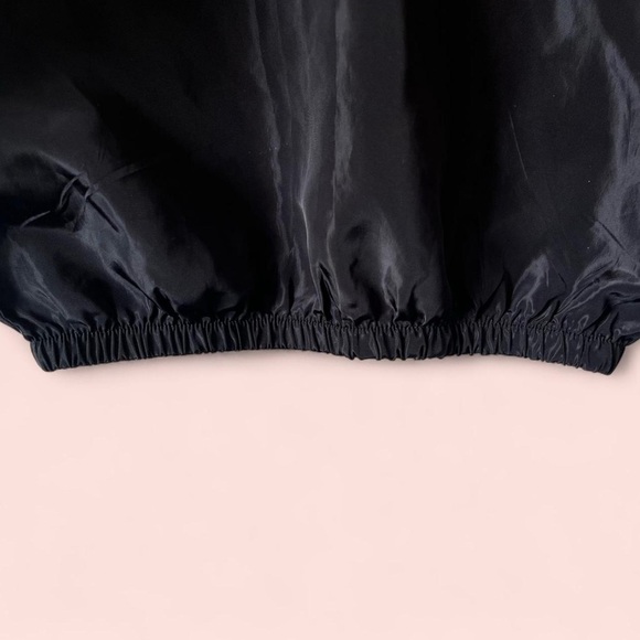 Boy Size 7 Black & White Stay Real SHEIN Windbreaker Pullover Hoodie - Picture 3 of 8